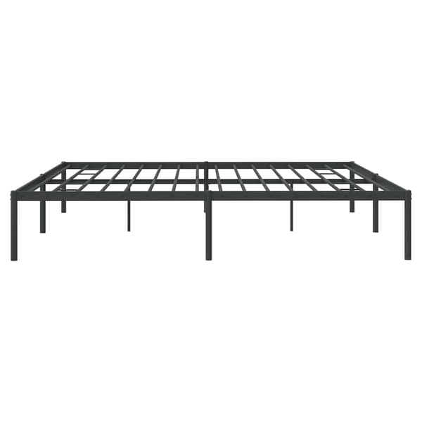 vidaXL metalsengestel sort 180x200 cm