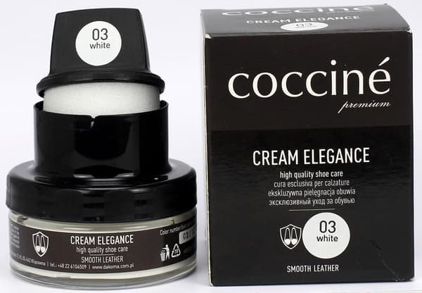 Närande skokräm - CREAM ELEGANCE vit 50 ml