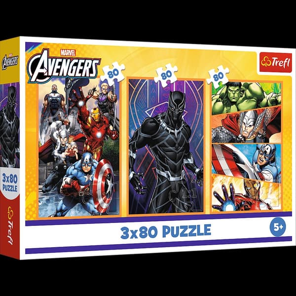 3x80 dagar av actionpussel Avengers 34883