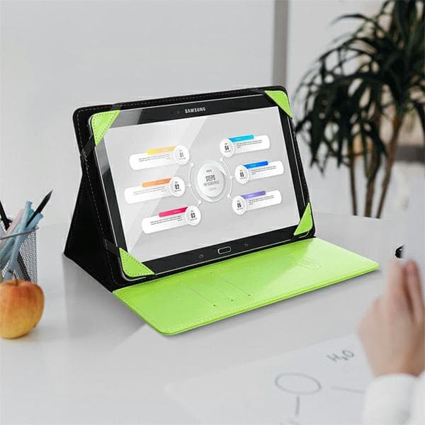 Blun yleiskäyttöinen suojakotelo 7" UNT-tabletille, lime/lime