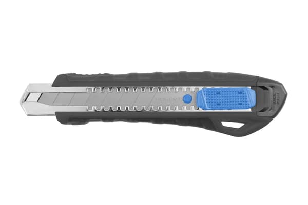18 mm plastkniv med brytblad och utdragbart lås