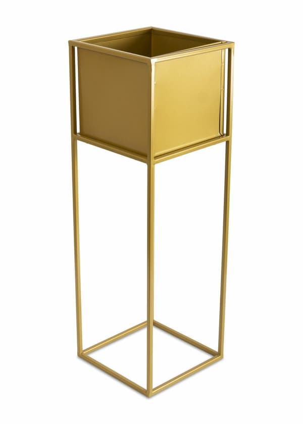 Moderni kukkateline, kulta, 70 cm
