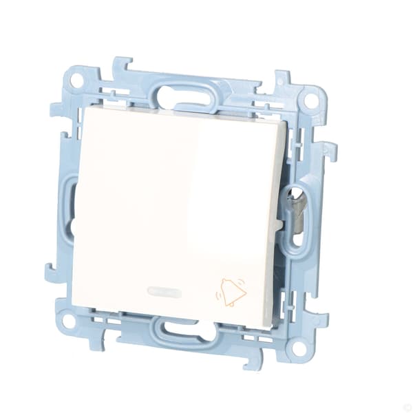 Kellopainike LED-taustavalolla (moduuli) 10 AX, 250 V~, ruuviliittimet