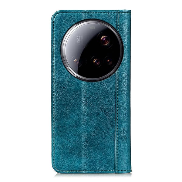 Flip-etui til Xiaomi 15 Ultra, splitlæder, grøn