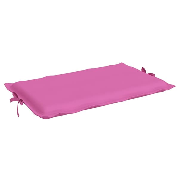 vidaXL Solstolsdyna, rosa, oxfordtyg