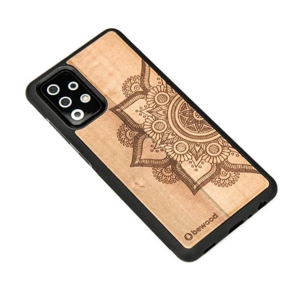 Træcover til Samsung Galaxy A52/A52s 5G MANDALA ÆBLETRÆ