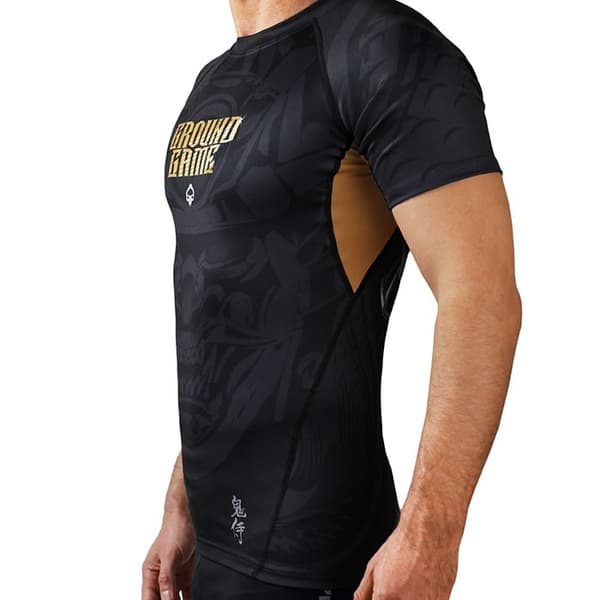 Ground Game Rashguard Herr kortärmad ONI Samuraj M