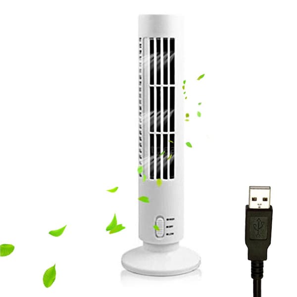 SS72 PELARFLÄKT RÖR USB BLADLÖS TYST JUSTERBAR EFFEKT