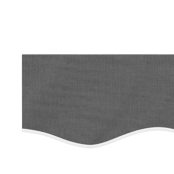 vidaXL markisekappe, antracit striber, 3,5 m