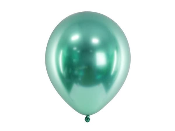 Kiiltävät ilmapallot 30cm 10kpl pullonvihreät
