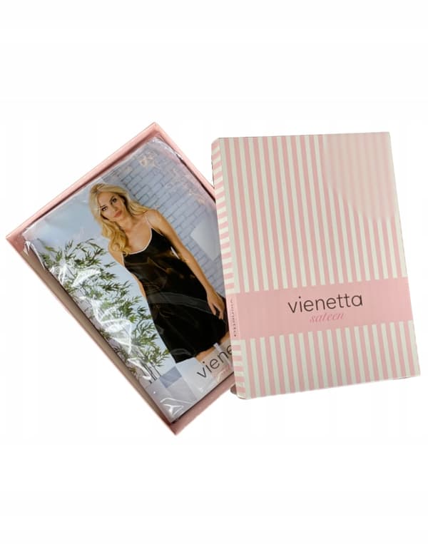Vienetta satinpyjamas dam S 36 38