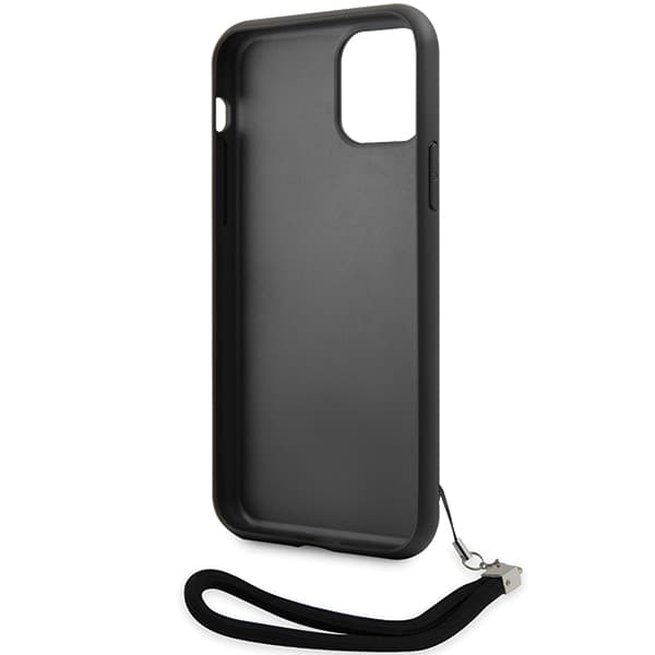 Karl Lagerfeld Sequins Cord-etui til iPhone 11 / Xr, sølv