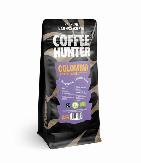 Økologisk kaffe Colombia Excelso kaffebønner 500 g