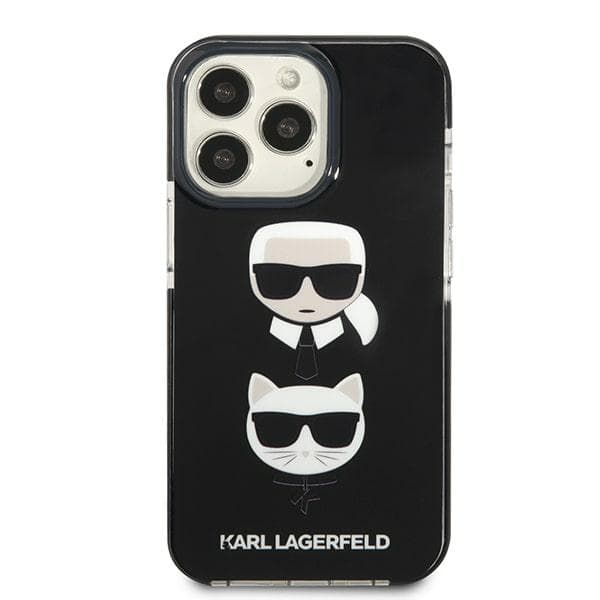 Karl Lagerfeld Karl&Choupette Head-etui til iPhone 13 Pro Max, sort