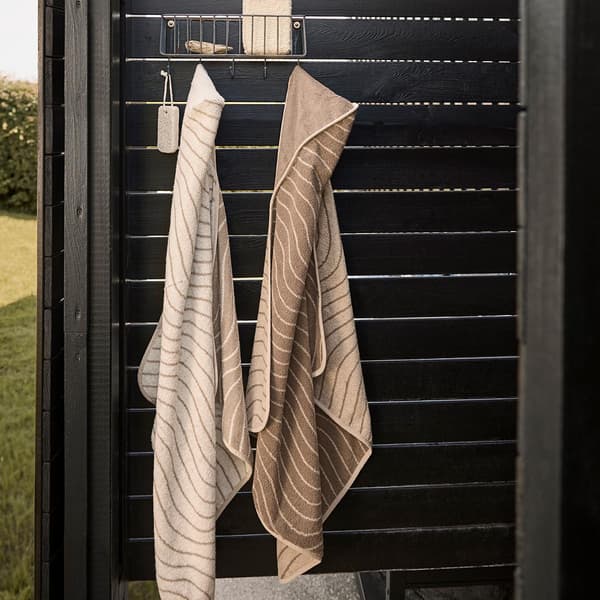 LEANDER - Hupullinen pyyhe, Metsänruskea, Mokka
