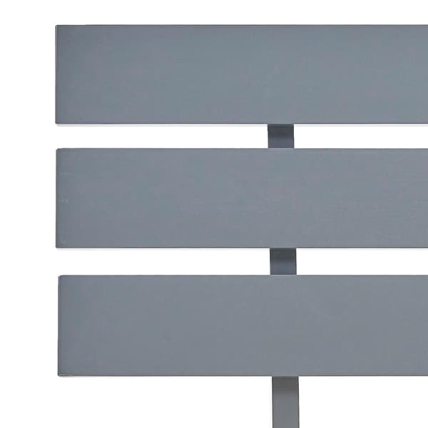 vidaXL Sängram grå massiv furu 120 x 200 cm