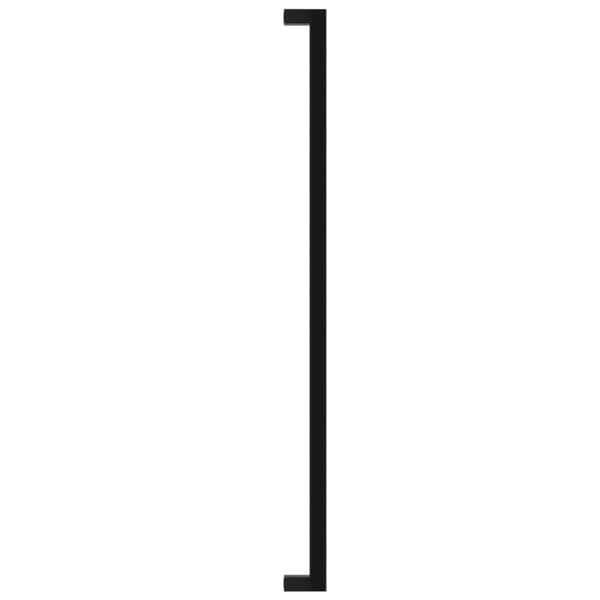 vidaXL skabsgreb 10 stk. sort 480 mm rustfrit stål