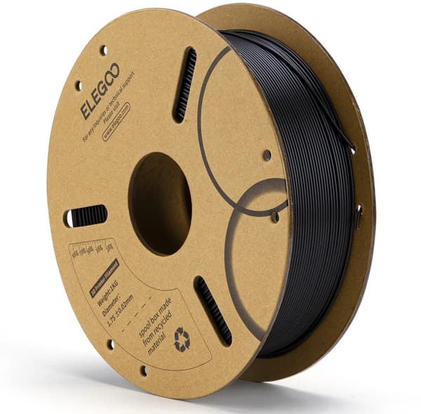 Filament Elegoo PLA+ Svart 1kg