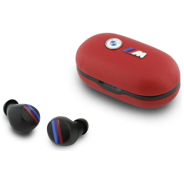 TWS Bluetooth-hörlurar BMW M metalllogotyp ENC röda