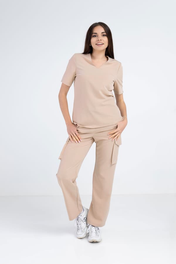 Dame medicinsk Cami sweatshirt CAMI SWEATSHIRT CHOCO L