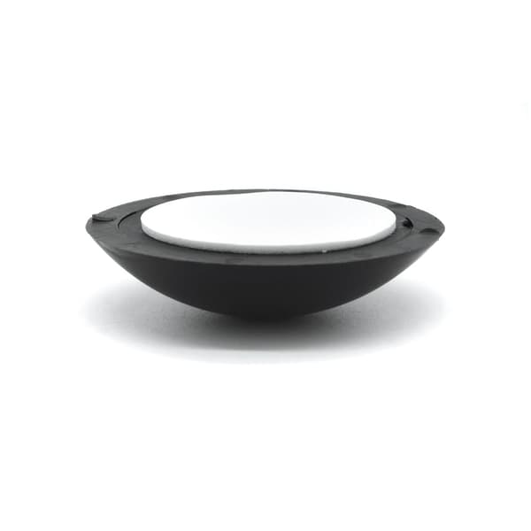 Selvklæbende dørstopper 60 mm sort, sæt med 10 stk.