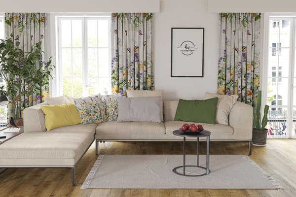 Gardin på tapetryk 807