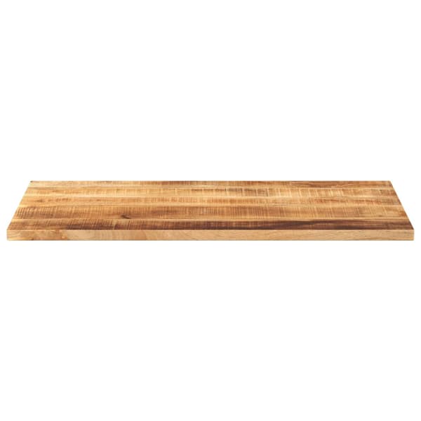 vidaXL bordplade 100x70x2,5 cm rektangulær ru mangotræ