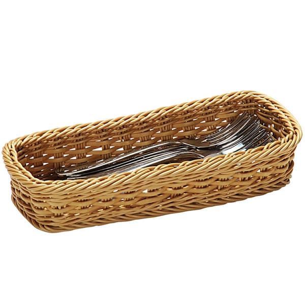 Flätad bestickkorg 28x12x6 cm
