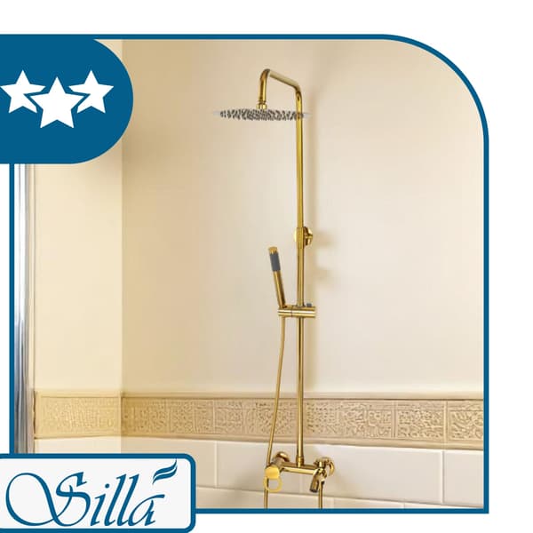 DUSCHSET YTMONTERING S-1191G GULD
