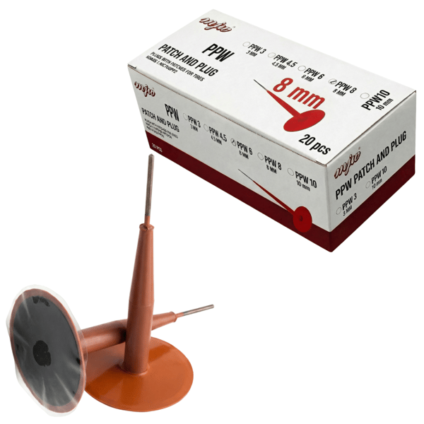 SÆT MED DÆKREPARATIONSPLUG PPW 8 MM 20 STK. VULKANISERINGSPLUG