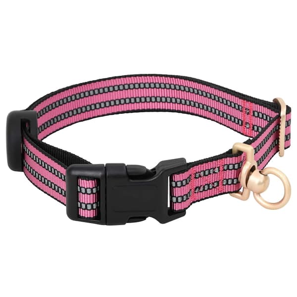 vidaXL justerbar hundesele, lyserød, L