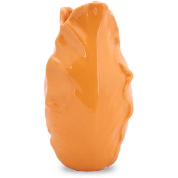 Orange dekorativ vas i blomknoppform