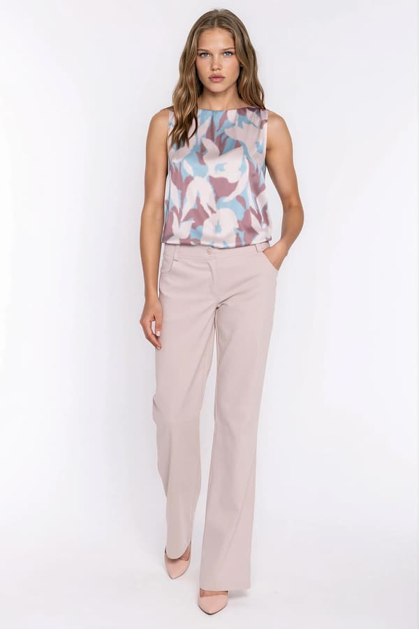 Bootcut-jeans - beige 36