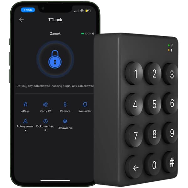 WK2 TTLock trådløst tastatur