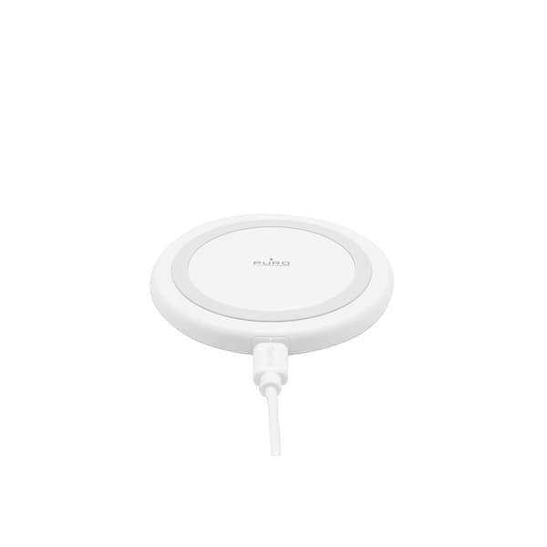 Trådløs oplader til Android iPhone smartphones 15W - hvid