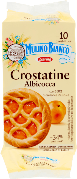 Mulino Bianco kager abrikosbåde 400g