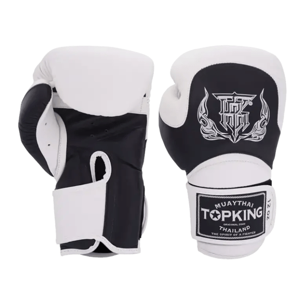 Top King Blend Muay Thai Boksehandsker Sort 12OZ