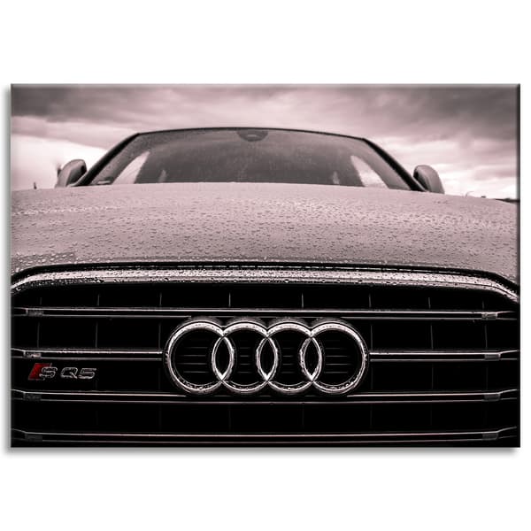 Canvastavla Barn Audi Bil 70x50