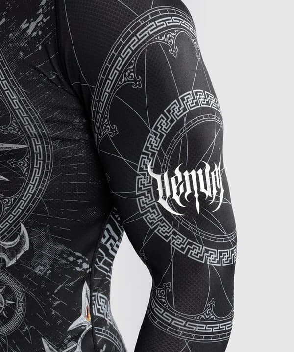 Venum Rashguard Gladiator 5.0 Langærmet Sort/Sølv L