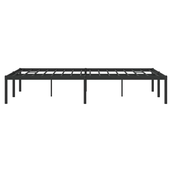vidaXL metalsengestel sort 135x190 cm