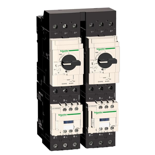 Effektkontaktor TeSys D 65A 30kW 3P 1NO 1NC spole 230VAC terminaler EVK boks