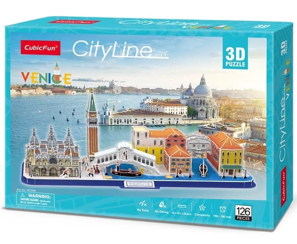 3D-puslespil Cityline Venedig