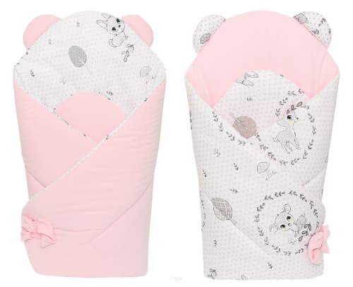 Babysjal SAMMETSrosa med askkransar