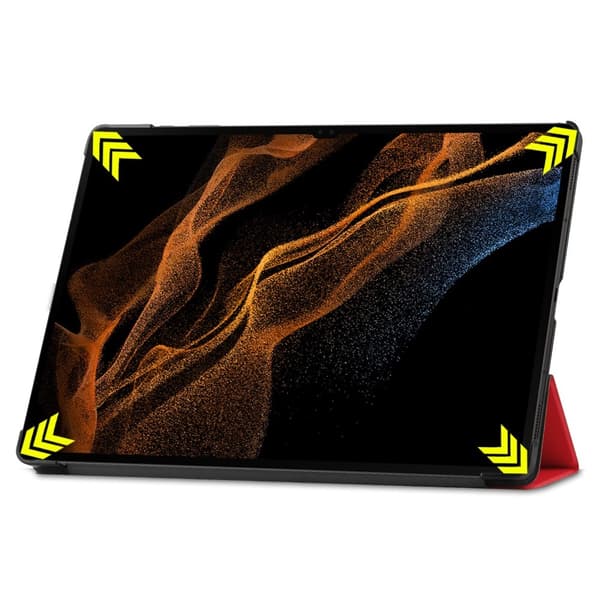 Samsung Galaxy Tab S9 Ultran kotelo, Smartcase, punainen