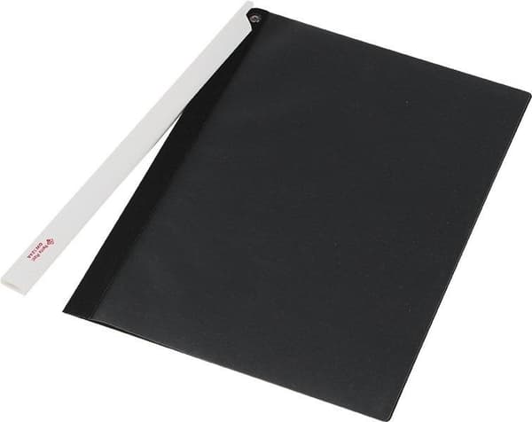 Focus A4-mappe med sidepanel, sort