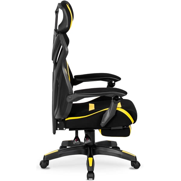 MAXIMO Snurrstol Gaming Svart/Gul Modern