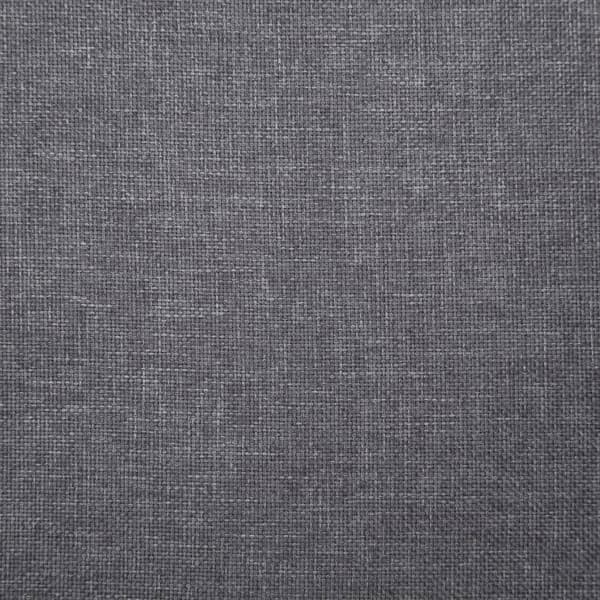 vidaXL Förvaringsbänk 116 cm ljusgrå polyester