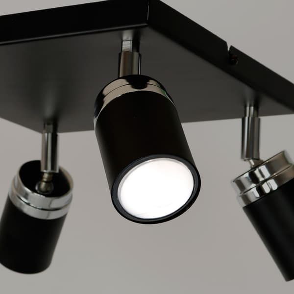 Moderne sort og guld Reno lampe x3