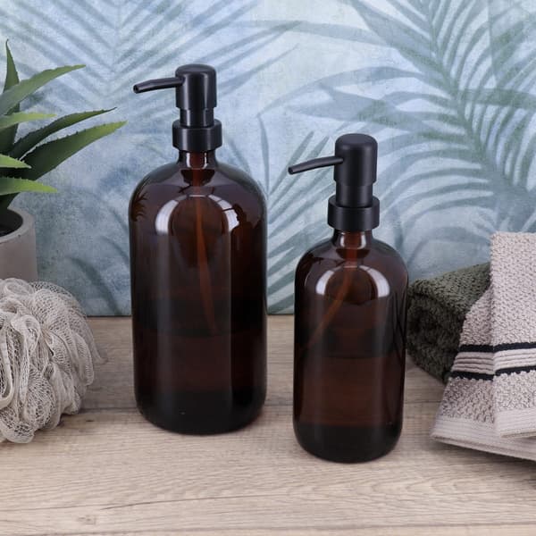 Tvålpump 500 ml, bärnstensfärgad