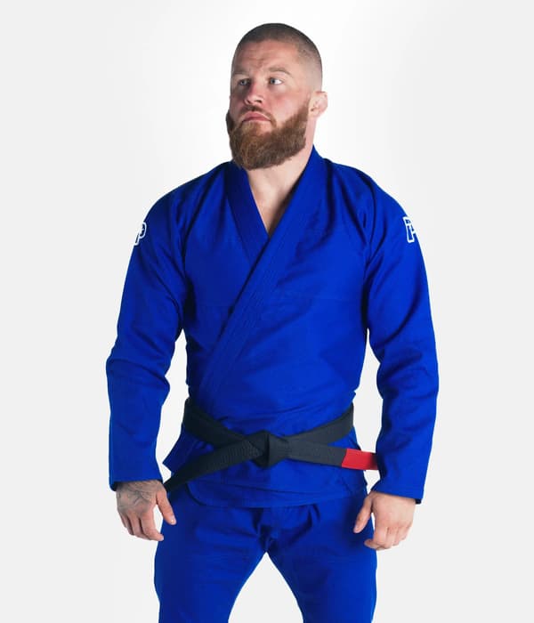 Progress Kimono/Gi BJJ Herr The Academy Blå + Vitt Bälteset A2